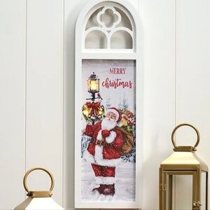 Battery-Operated Holiday Lighted Wall Art With TIMER, saves on Batteries
